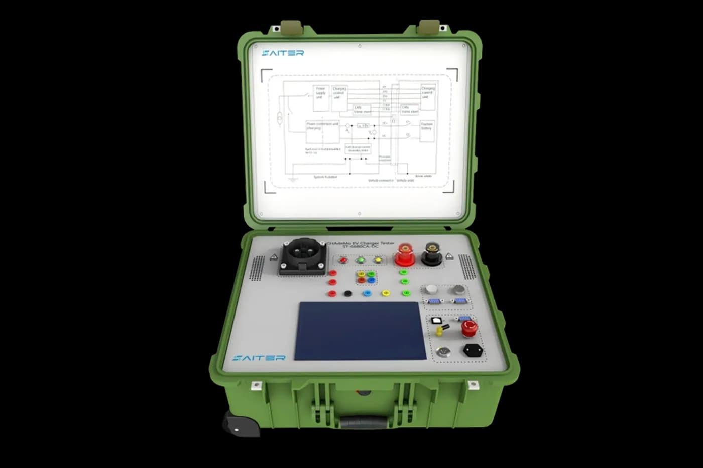 ST-6680CA-DC CHAdeMO DC EV Charger Tester for EV charger testing