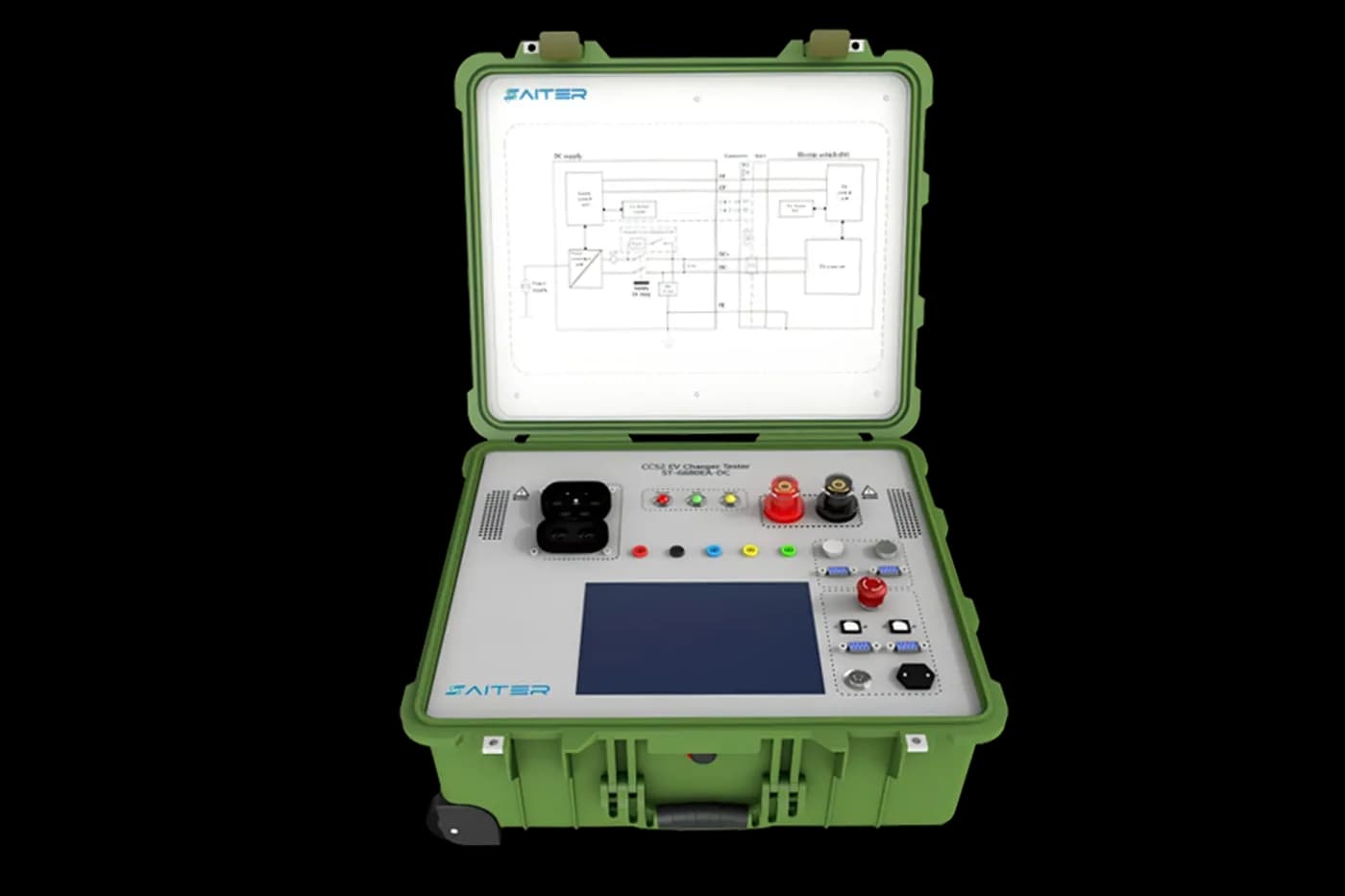 ST-6680EA-DC CCS2 DC EV Charger Tester for EV charger testing